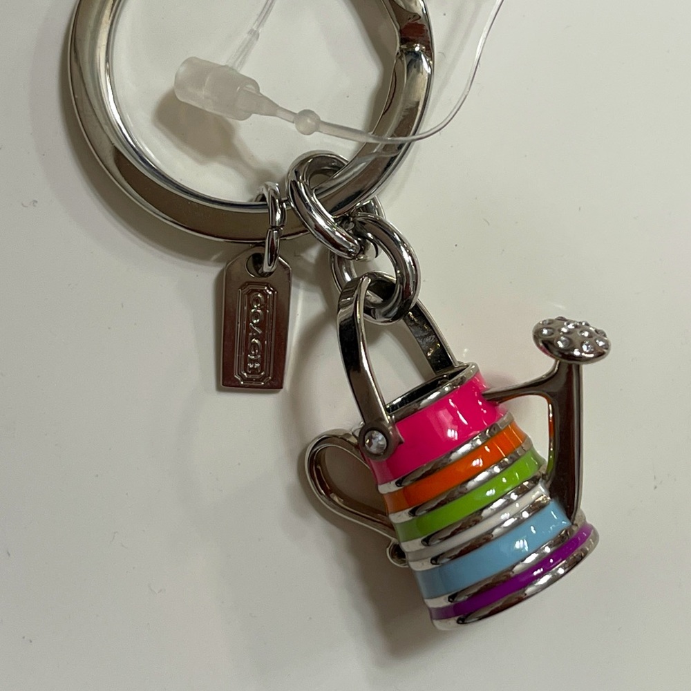 NWT Coach Enamel Bag Charm or Keychain